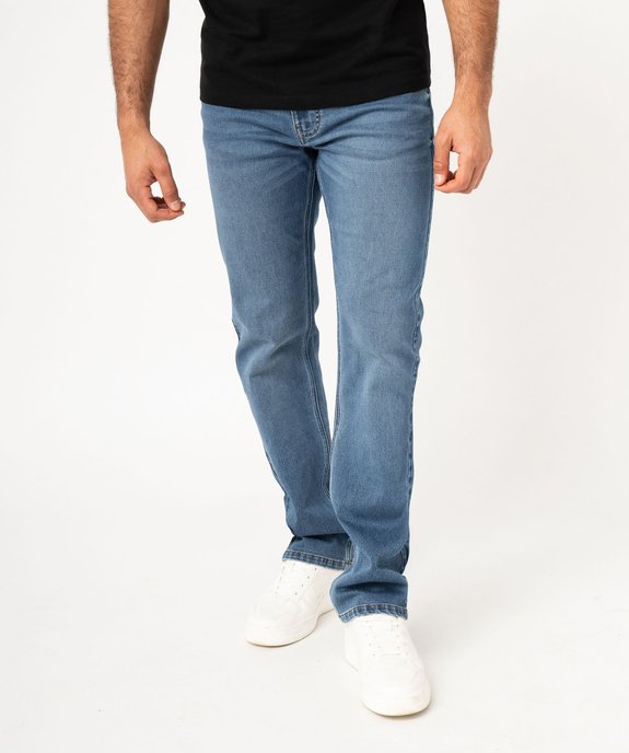 Jean regular en denim stretch homme vue1 - GEMO 4G HOMME - GEMO