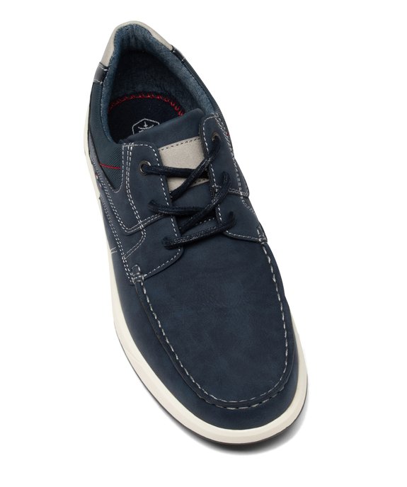 Chaussures bateau à lacets homme vue5 - GEMO (CONFORT) - GEMO