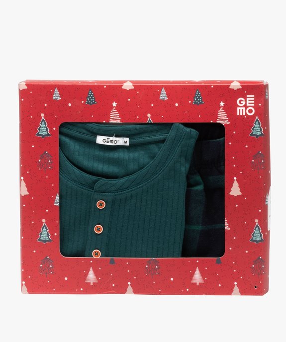 Pyjama de Noël en boîte cadeau homme vue5 - GEMO(HOMWR HOM) - GEMO