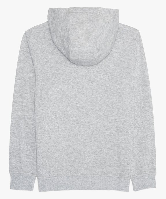 Sweat garçon à capuche avec motif urbain vue3 - GEMO (JUNIOR) - GEMO