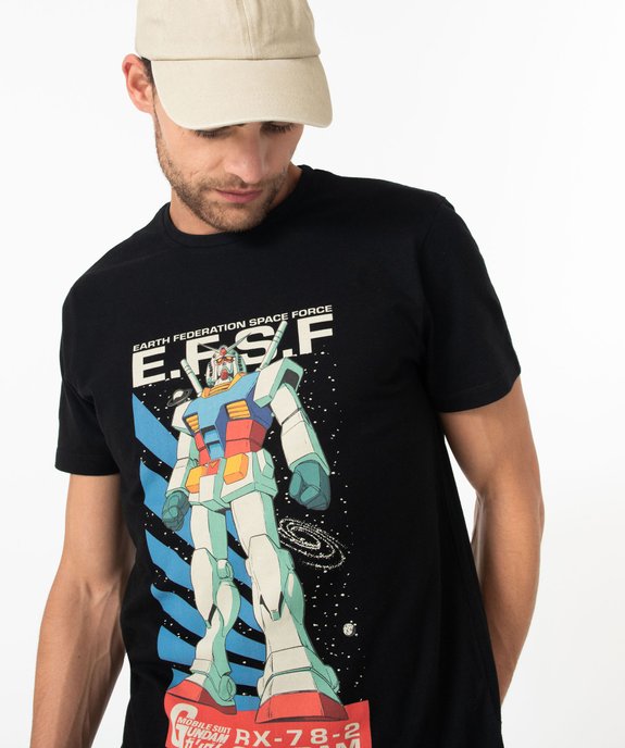 Tee-shirt manches courtes imprimé RX-78-2 Gundam homme - Mobile Suit Gandam vue5 - GUNDAM - GEMO