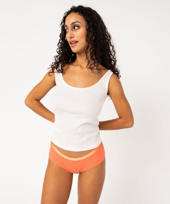 Shorty en maille côtelée femme (lot de 2) vue1 - GEMO 4G FEMME - GEMO