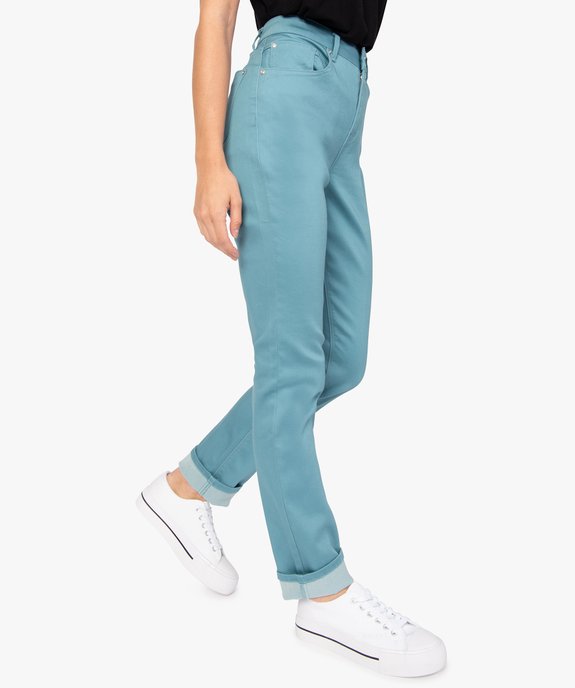 Pantalon femme coupe Regular en stretch vue1 - GEMO(FEMME PAP) - GEMO