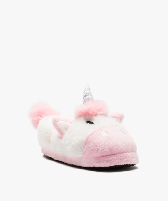 Chaussons fille en volume licorne vue1 - GEMO (ENFANT) - GEMO