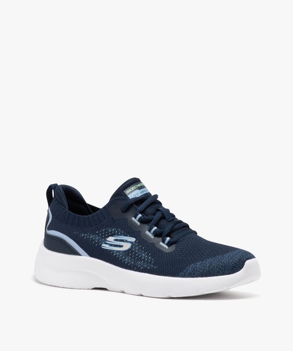 Baskets femme unies running à col élastique - Skechers vue2 - SKECHERS - GEMO