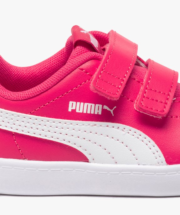 Baskets bébé bicolores à scratch – Puma Courtflex vue6 - PUMA - GEMO