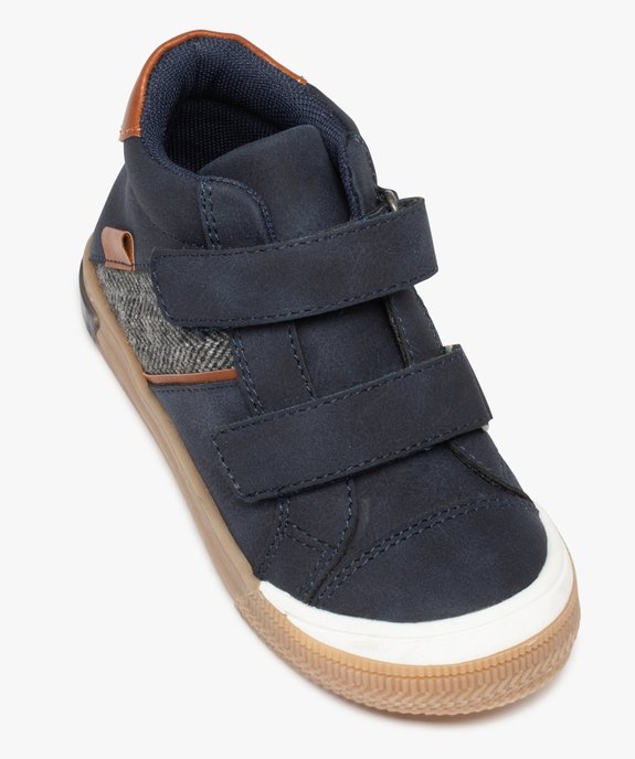 Baskets garçon mid-cut à scratch style casual vue5 - GEMO 4G GARCON - GEMO