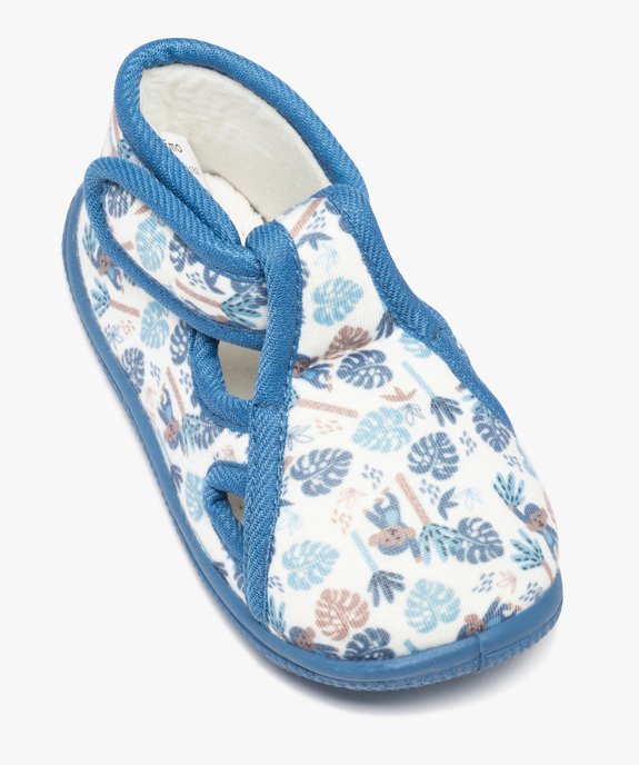 Chaussons bébé avec motifs exotiques et fermeture scratch vue5 - GEMO (ENFANT) - GEMO