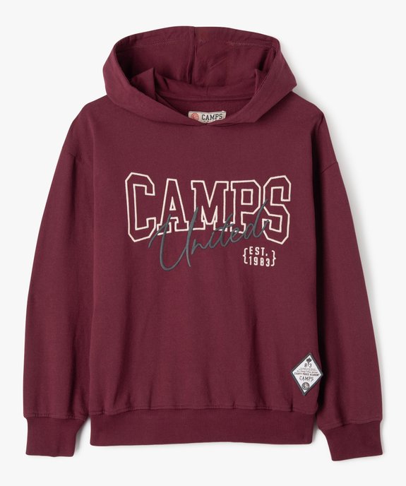 Sweat à capuche brodé fille - Camps United vue1 - CAMPS - GEMO