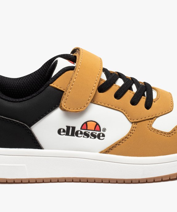 Baskets tricolores avec fermeture scratch garçon - Ellesse vue6 - ELLESSE - GEMO