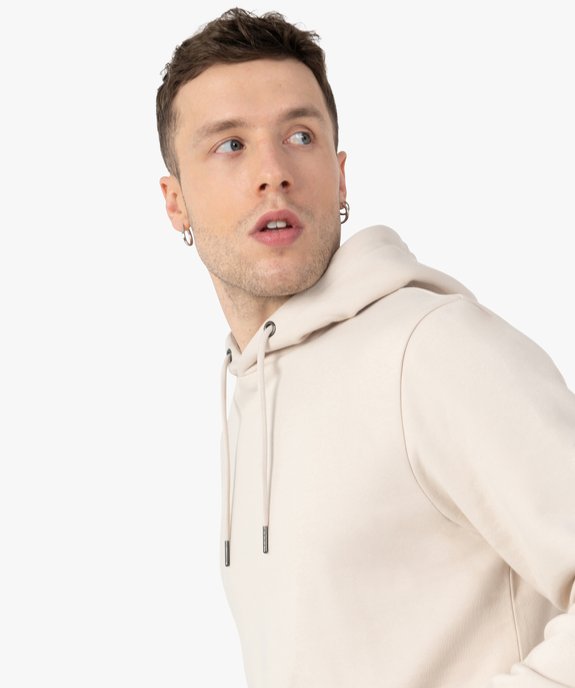 Sweat à capuche intérieur molletonné homme vue5 - GEMO (HOMME) - GEMO