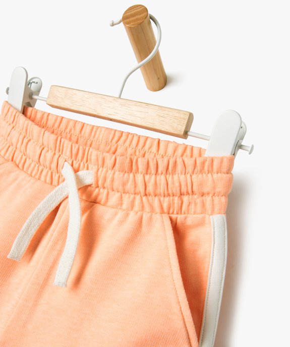 Short en maille et taille élastique bébé fille vue2 - GEMO 4G BEBE - GEMO