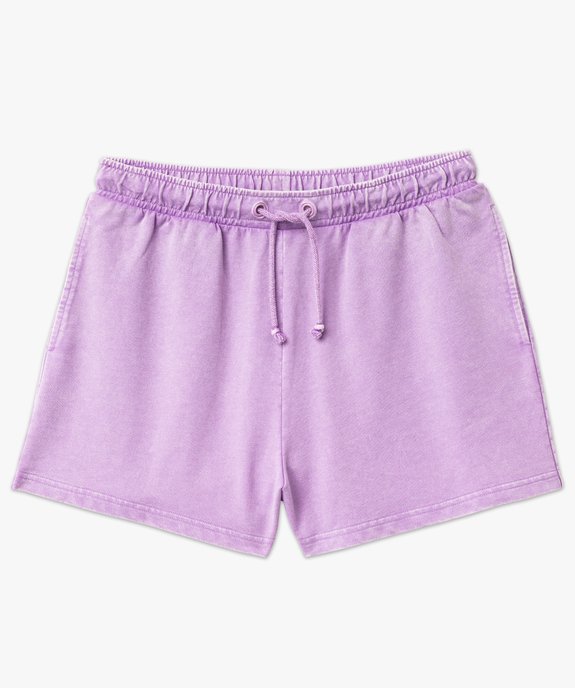 Short en maille avec ceinture ajustable femme vue4 - GEMO(FEMME PAP) - GEMO