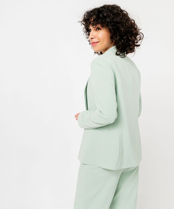 Veste de tailleur 1 bouton femme vue3 - GEMO(FEMME PAP) - GEMO