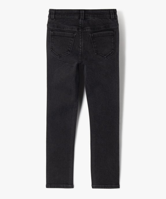 Jean ultra skinny à taille réglable fille vue6 - GEMO 4G FILLE - GEMO