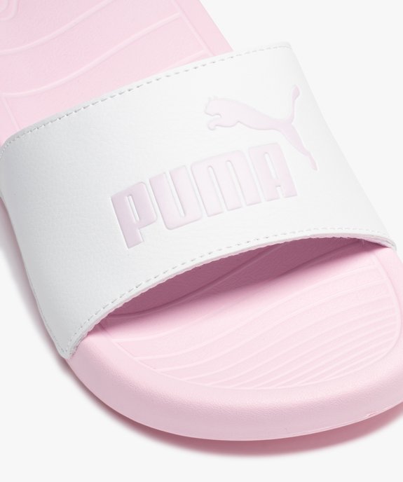 Mules de piscine femme détail métallisé Popcat 20 - Puma  vue6 - PUMA - GEMO