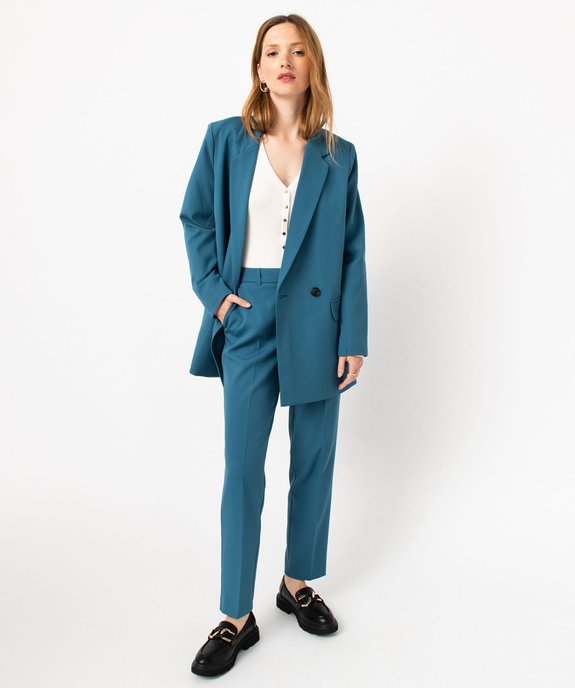 Veste blazer fermeture croisée femme vue5 - GEMO(FEMME PAP) - GEMO