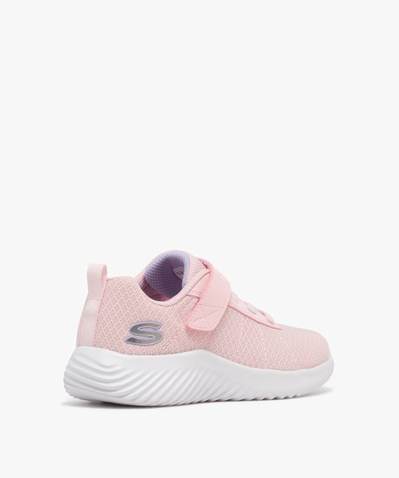 Baskets souples en mesh à scratch filles - Skechers vue4 - SKECHERS - GEMO