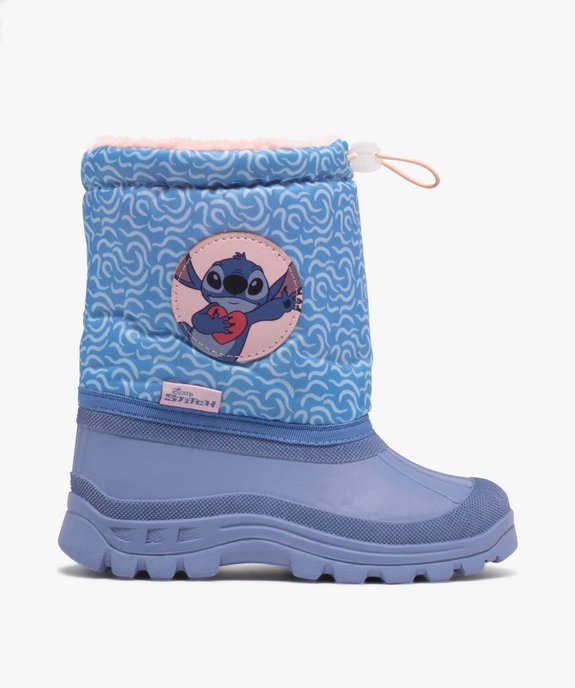 Bottes de neige fourrées avec tige souple motif Stitch fille - Disney vue1 - LILO & STITCH - GEMO