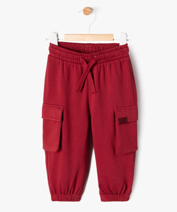 Pantalon en maille coupe cargo bébé garçon vue1 - GEMO(BEBE DEBT) - GEMO