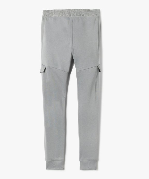 Pantalon de jogging garçon avec empiècements sur les côtés vue4 - GEMO (JUNIOR) - GEMO