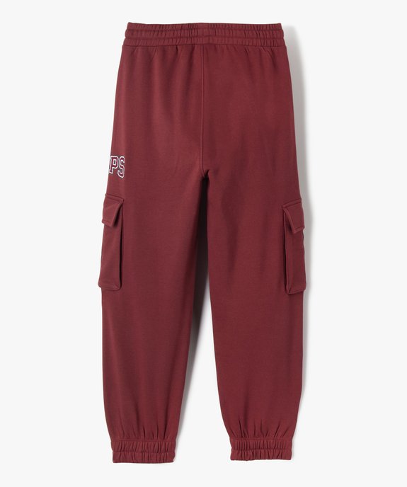 Pantalon de jogging ample intérieur molletonné garçon - Camps United vue3 - CAMPS - GEMO