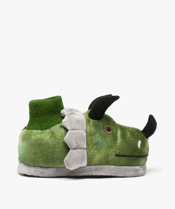 Chaussons garçon en volume dinosaure tricératops vue2 - GEMO (ENFANT) - GEMO