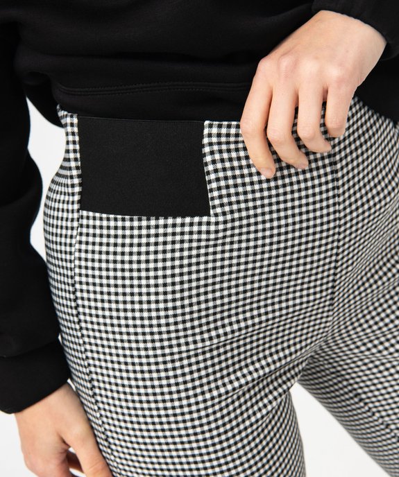 Legging à carreaux femme vue2 - GEMO(FEMME PAP) - GEMO