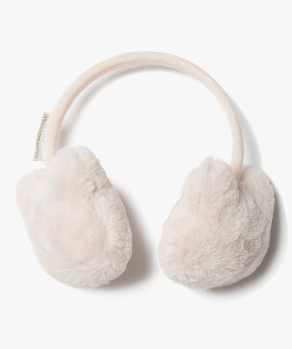 Cache-oreilles fantaisie en matière peluche fille - LuluCastagnette vue1 - LULUCASTAGNETTE - GEMO