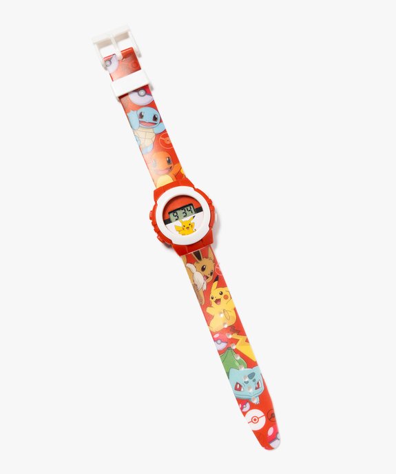 Montre digitale enfant avec bracelet souple - Pokemon vue2 - POKEMON - GEMO