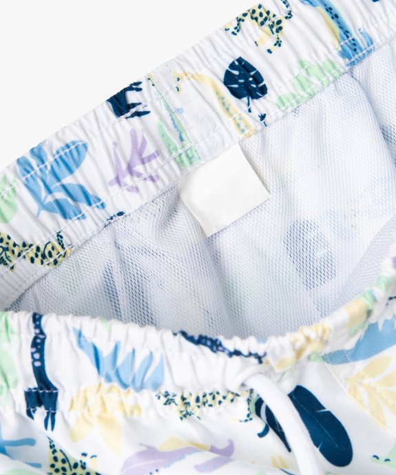 Short de bain à motifs de la jungle bébé garçon vue3 - GEMO 4G BEBE - GEMO