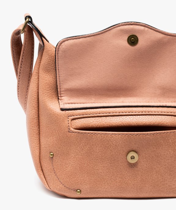 Sac bandoulière compact avec détail dentelle femme vue4 - GEMO (ACCESS) - GEMO