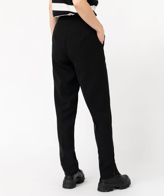 Pantalon avec boutons sur les hanches femme vue3 - GEMO(FEMME PAP) - GEMO