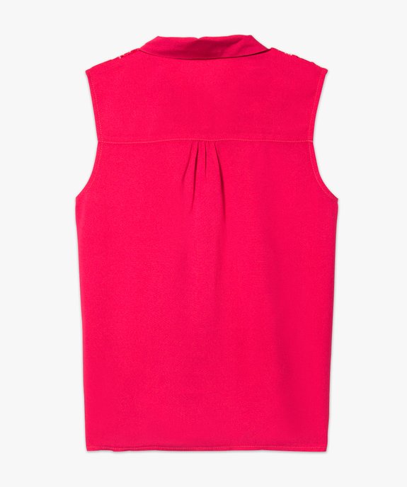 Chemise sans manches nouée vue2 - GEMO (JUNIOR) - GEMO