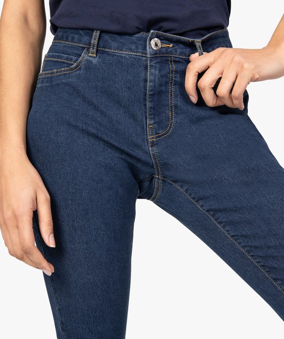 Jean femme coupe Slim 5 poches vue2 - GEMO 4G FEMME - GEMO