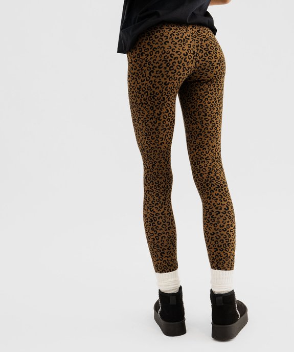 Legging à motifs léopard femme vue3 - GEMO(FEMME PAP) - GEMO