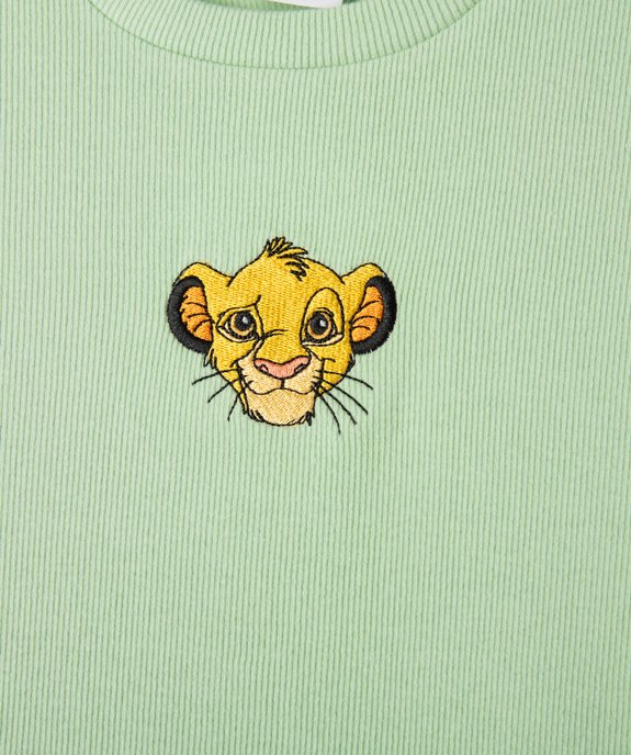 Tee-shirt à manches courtes avec motif Simba fille - Disney vue2 - ROI LION - GEMO