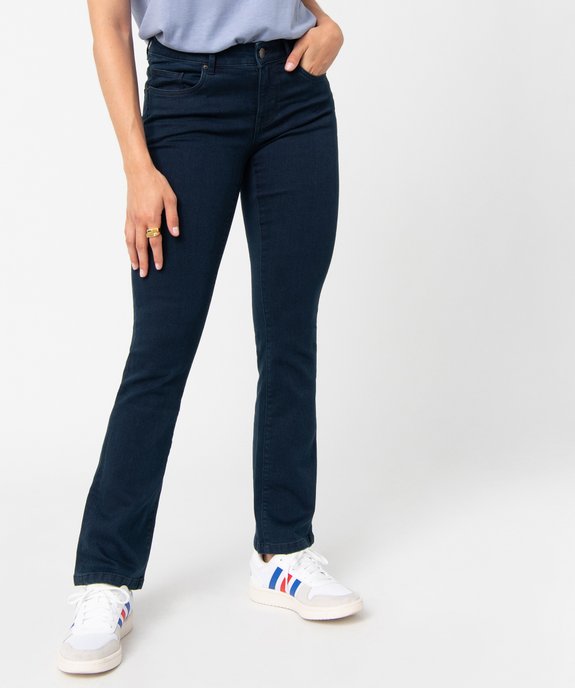 Jean petite longueur coupe Bootcut femme - L26 vue2 - GEMO 4G FEMME - GEMO