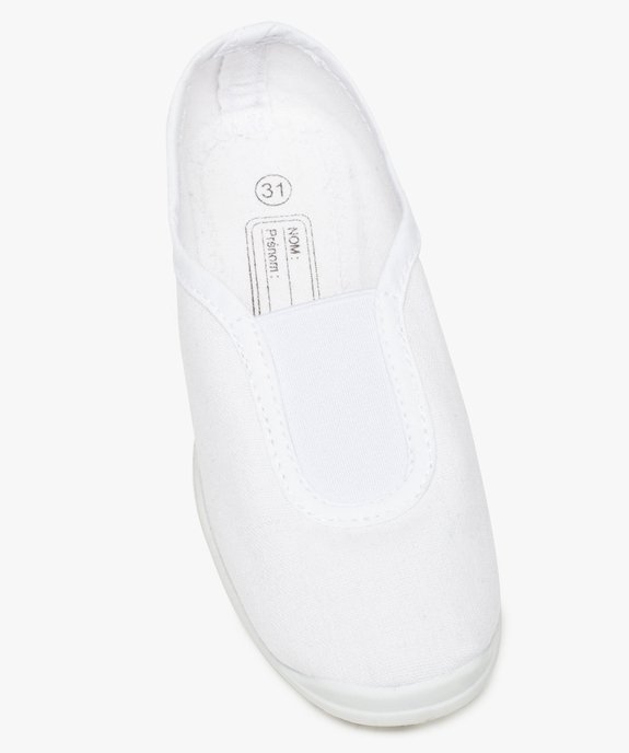 Chaussons rythmiques en toile unie avec élastique vue5 - GEMO (ENFANT) - GEMO