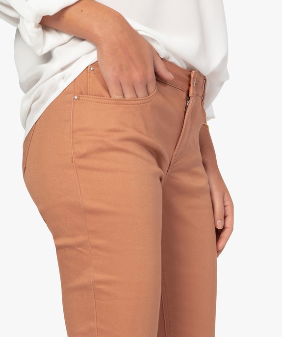 Pantalon femme coupe slim - Longueur L26 vue2 - GEMO(FEMME PAP) - GEMO