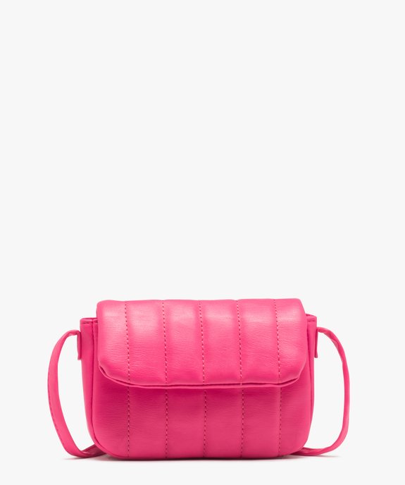 Sac besace matelassé fille vue1 - GEMO (ENFANT) - GEMO