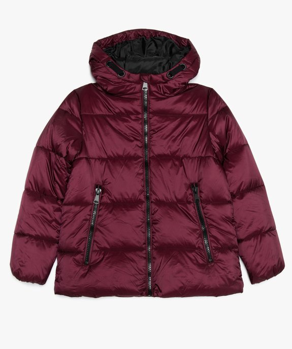 Parka fille ample à gros zips vue1 - GEMO (JUNIOR) - GEMO