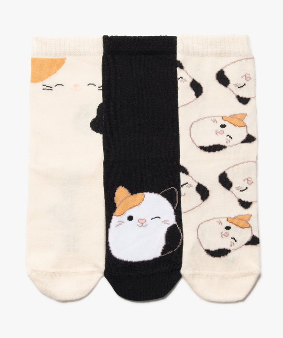 Lot de chaussettes à motifs peluches fille (lot de 3) - Squishmallows vue1 - SQUISHMALLOWS - GEMO