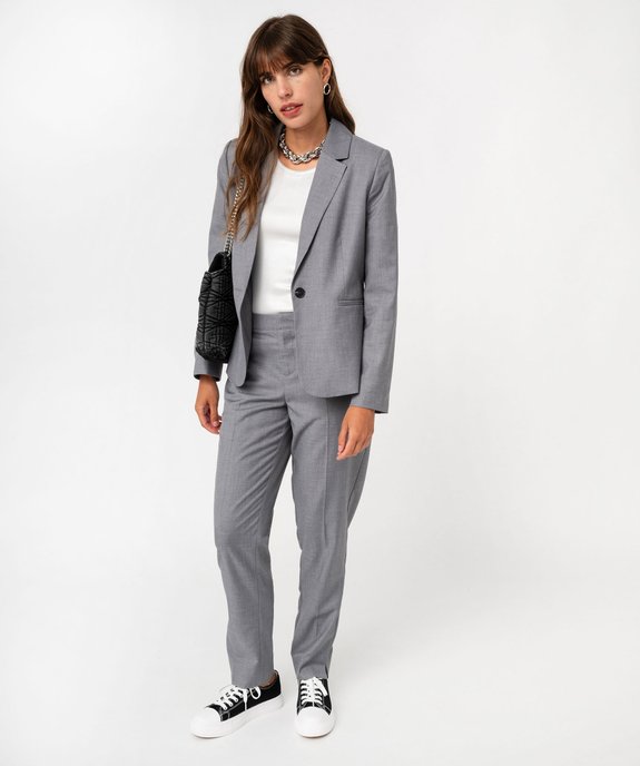 Pantalon de tailleur chiné femme vue6 - GEMO(FEMME PAP) - GEMO