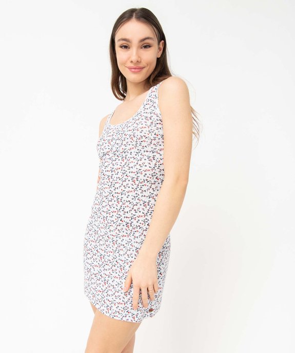 Chemise de nuit femme sans manches - LuluCastagnette vue5 - LULUCASTAGNETTE - GEMO