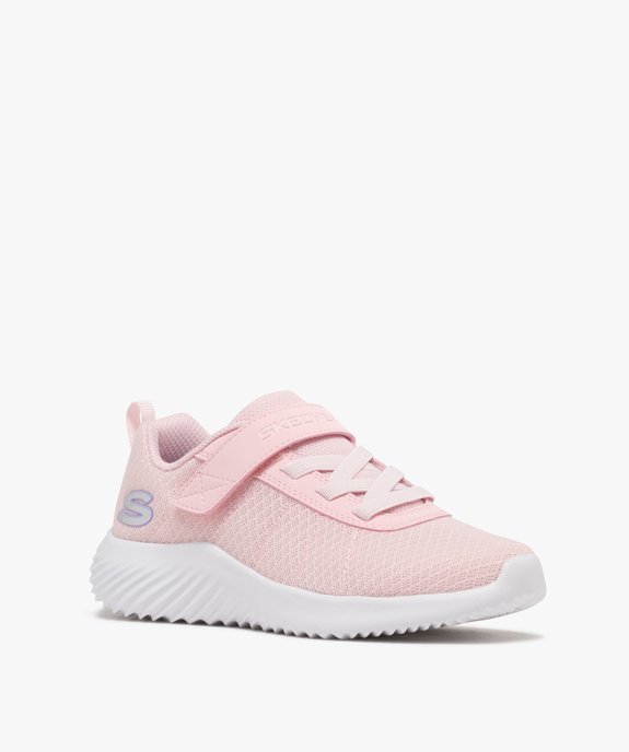 Baskets souples en mesh à scratch filles - Skechers vue2 - SKECHERS - GEMO