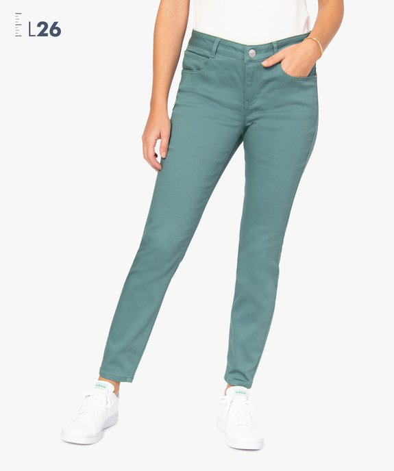 Pantalon femme coupe slim - Longueur L26 vue1 - GEMO(FEMME PAP) - GEMO