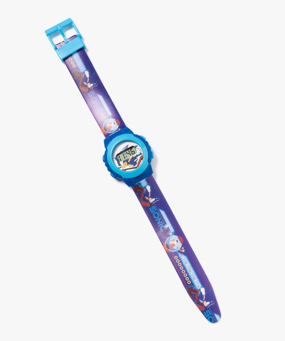 Montre digitale enfant avec bracelet souple - Sonic The Hedgehog vue2 - SONIC - GEMO