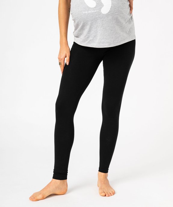 Legging de grossesse long uni vue2 - GEMO 4G MATERN - GEMO