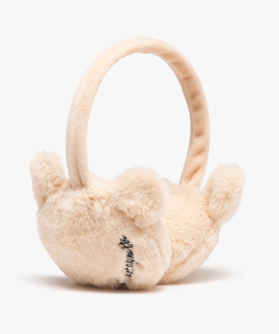 Cache-oreilles fille en matière peluche - LuluCastagnette vue1 - LULUCASTAGNETTE - GEMO